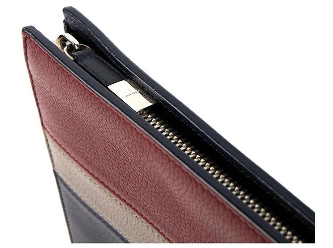 Dior Colorblock Leather Clutch Pouch - view 8