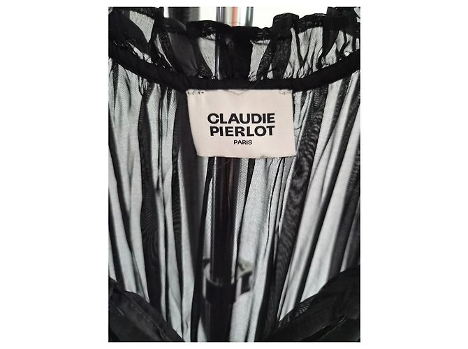 Claudie Pierlot Schwarzes Maxikleid - Ansicht 2