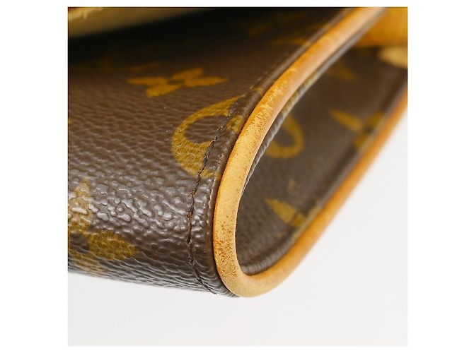 Louis Vuitton Twin Handbag Monogram Canvas GM Marrone - vista 7