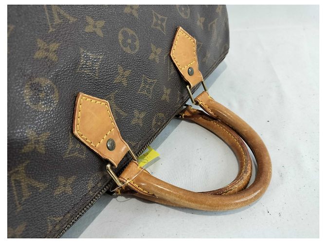 Borsa Louis Vuitton Speedy Monogram Canvas 35 Marrone - vista 3