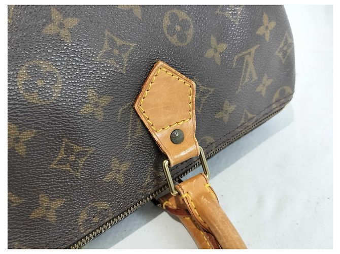 Borsa Louis Vuitton Speedy Monogram Canvas 35 Marrone - vista 5