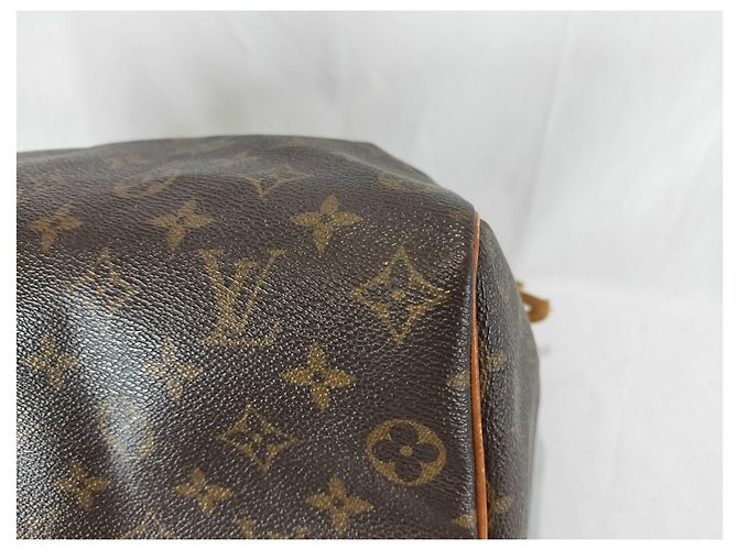 Borsa Louis Vuitton Speedy Monogram Canvas 35 Marrone - vista 6