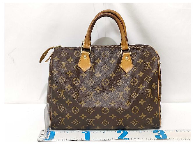 Borsa Louis Vuitton Speedy Monogram Canvas 30 Marrone - vista 2