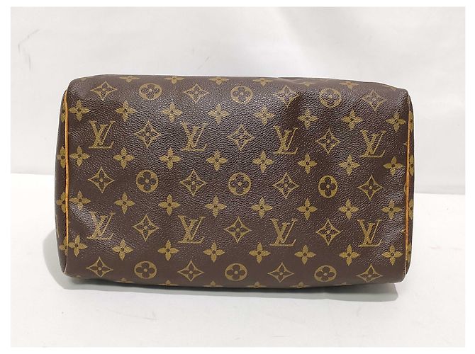 Borsa Louis Vuitton Speedy Monogram Canvas 30 Marrone - vista 7