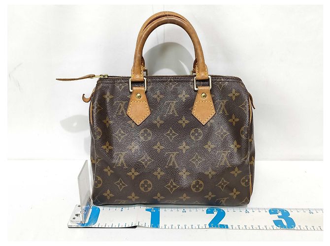 Borsa Louis Vuitton Speedy Monogram Canvas 25 Marrone - vista 2