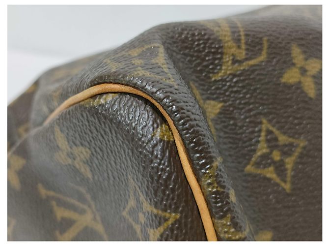 Borsa Louis Vuitton Speedy Monogram Canvas 25 Marrone - vista 6
