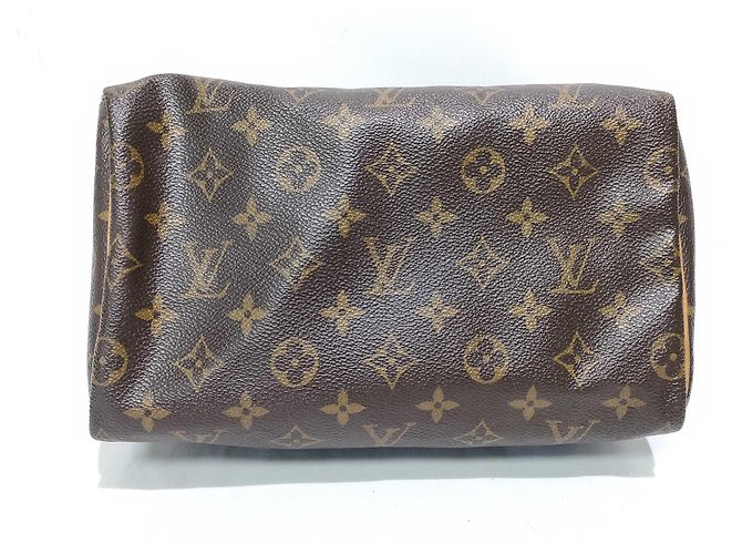 Borsa Louis Vuitton Speedy Monogram Canvas 25 Marrone - vista 7