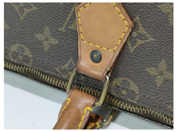 Borsa Louis Vuitton Speedy Monogram Canvas 35 Marrone - vista 5