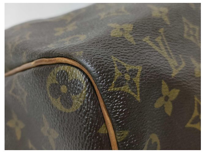 Borsa Louis Vuitton Speedy Monogram Canvas 35 Marrone - vista 6
