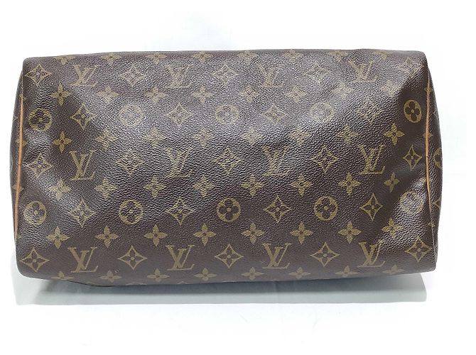 Borsa Louis Vuitton Speedy Monogram Canvas 35 Marrone - vista 7