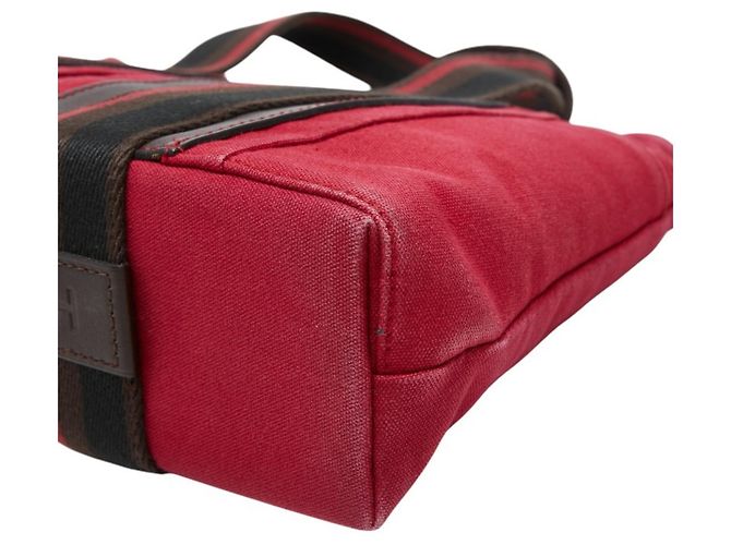Hermès Borsa Tote Hermes Troca Horizontal PM Marrone Rosso - vista 4