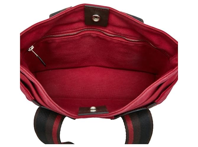 Hermès Borsa Tote Hermes Troca Horizontal PM Marrone Rosso - vista 8