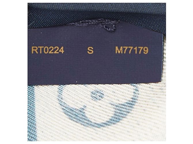 Foulard Louis Vuitton Bandeau Malle Merveilleuse Blu - vista 4