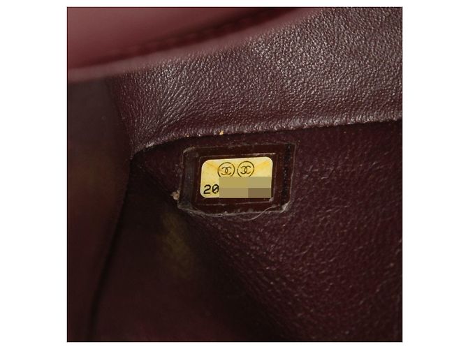 Bolsa de Ombro Chanel Coco Mark Matelassé 25 Double Flap Chain Preto - vista 6