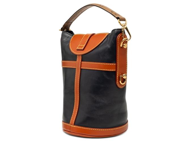 Borsa Duffle Louis Vuitton Monogram Reverse Marrone Blu navy - vista 2