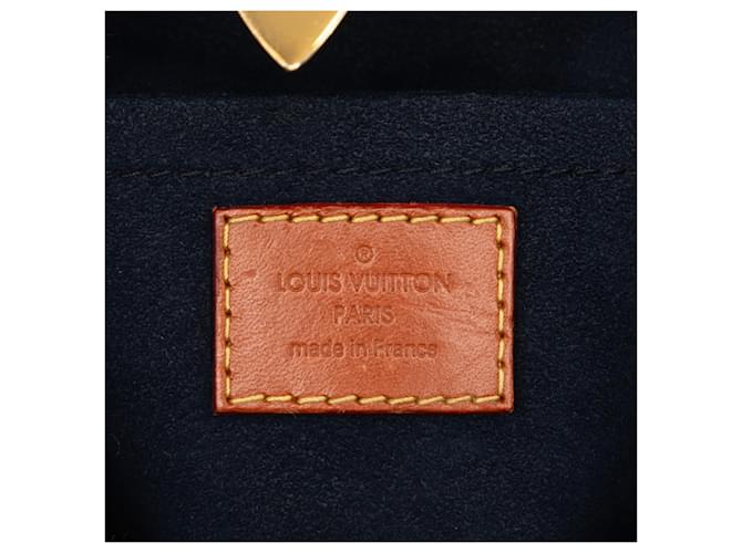 Borsa Duffle Louis Vuitton Monogram Reverse Marrone Blu navy - vista 5