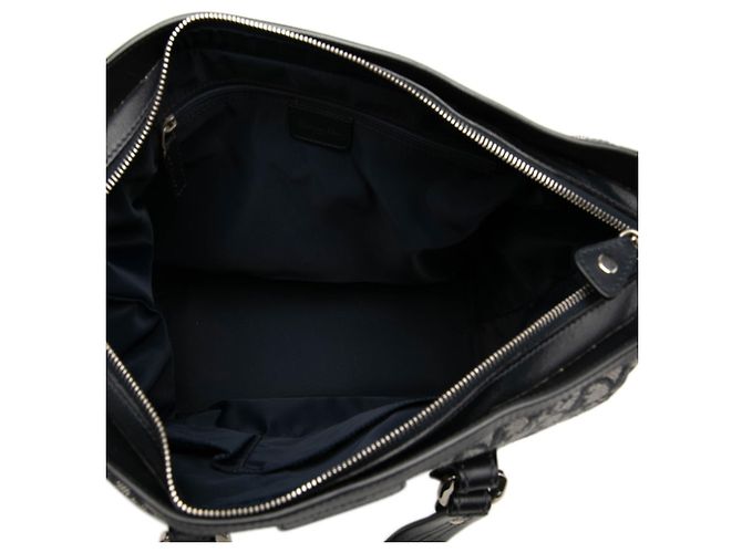 Borsa Tote Christian Dior Dior Trotter Blu navy - vista 4