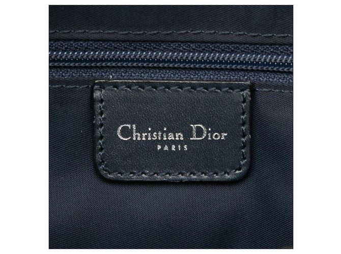 Borsa Tote Christian Dior Dior Trotter Blu navy - vista 5