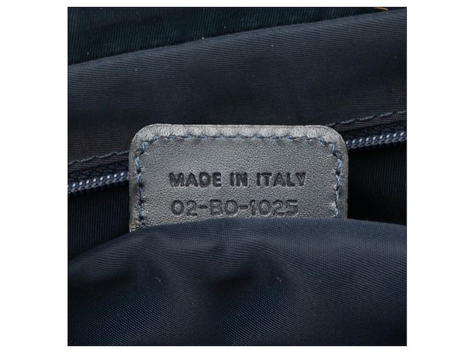 Borsa Tote Christian Dior Dior Trotter Blu navy - vista 6