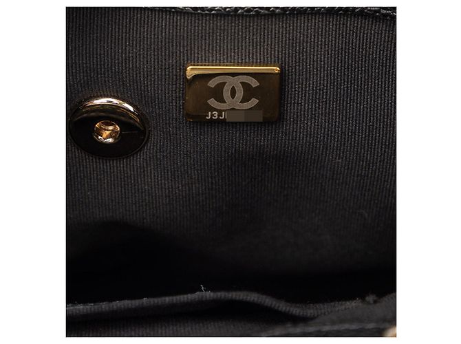 Mochila Chanel Triple Coco Mark Matelassé Chain Negro - vista 6