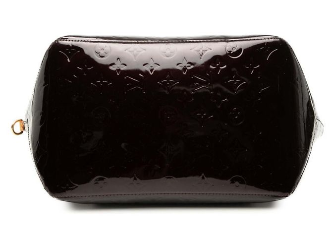 Borsa Tote Louis Vuitton Monogram Vernis Bellevue GM Bordò Porpora - vista 3