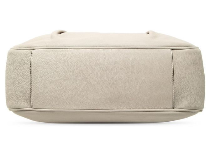 Céline Borsa a mano e borsa a tracolla in pelle beige Celine - vista 3
