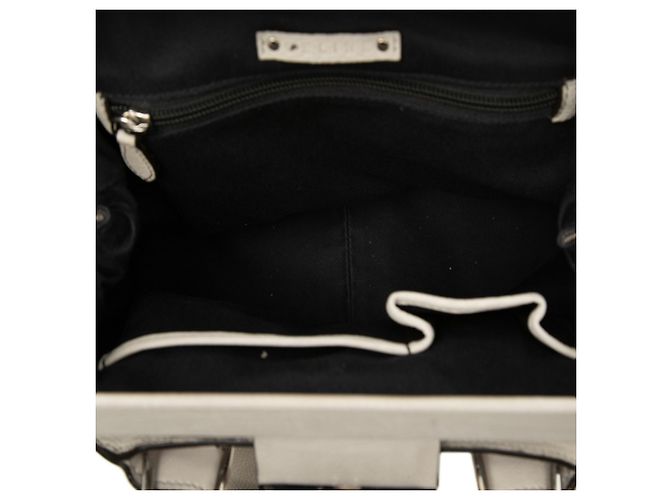 Céline Borsa a mano e borsa a tracolla in pelle beige Celine - vista 4