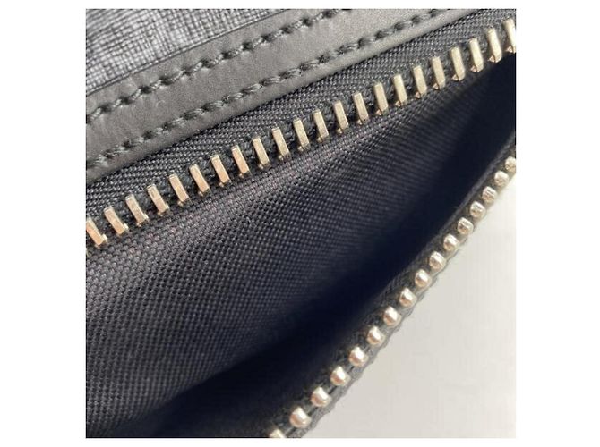 Borsa a tracolla Gucci in materiale GG Supreme Nero Rosso Blu navy - vista 9