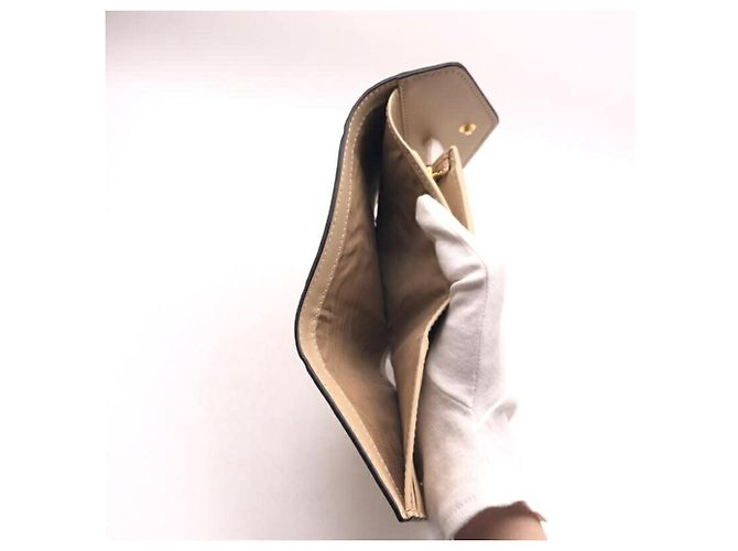 Gucci GG Emblem Double G Geldbörse Medium Beige - Ansicht 6