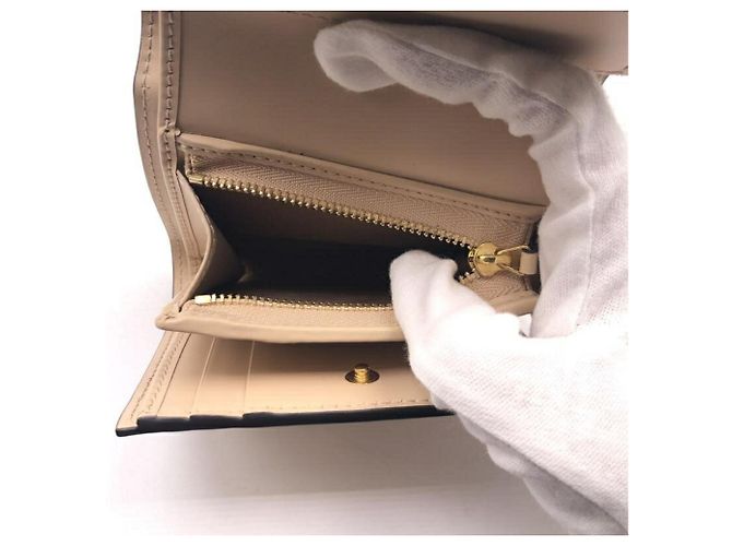 Gucci GG Emblem Double G Geldbörse Medium Beige - Ansicht 7