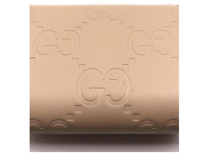 Gucci GG Emblem Double G Geldbörse Medium Beige - Ansicht 9