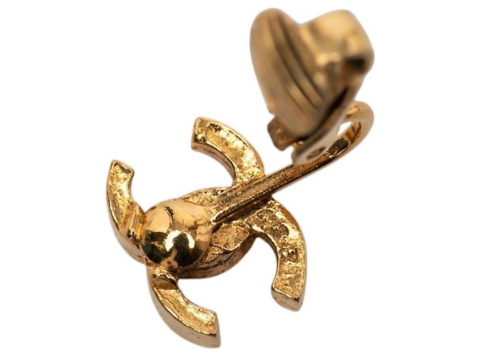 Orecchini a clip Coco Mark placcati oro Chanel D'oro - vista 3