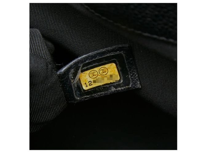 Timeless Borsa Tote Chanel Matelassé Coco Mark GST Chain Nero - vista 11