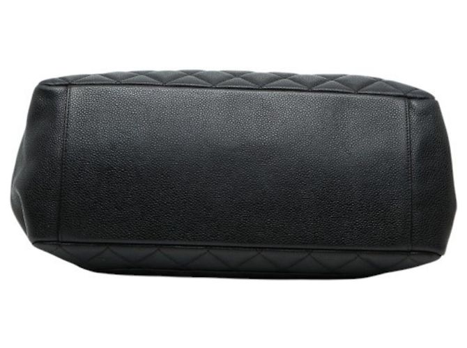 Timeless Borsa Tote Chanel Matelassé Coco Mark GST Chain Nero - vista 3