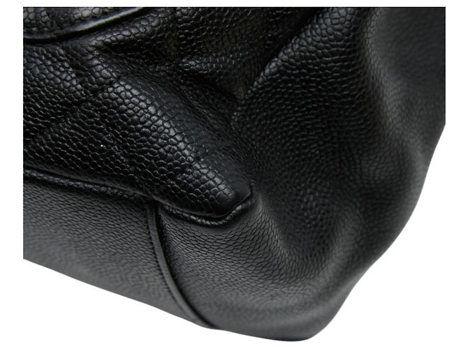 Timeless Borsa Tote Chanel Matelassé Coco Mark GST Chain Nero - vista 6