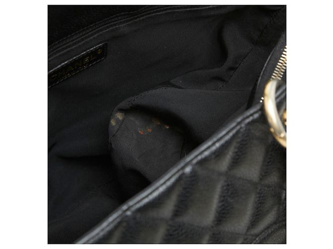 Timeless Borsa Tote Chanel Matelassé Coco Mark GST Chain Nero - vista 8
