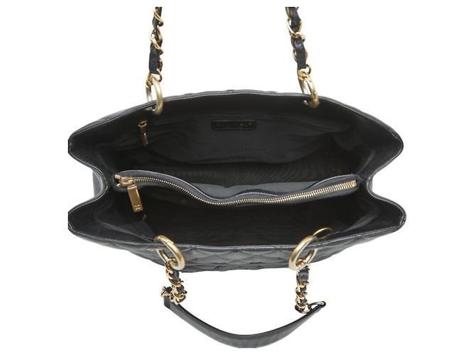 Timeless Borsa Tote Chanel Matelassé Coco Mark GST Chain Nero - vista 9