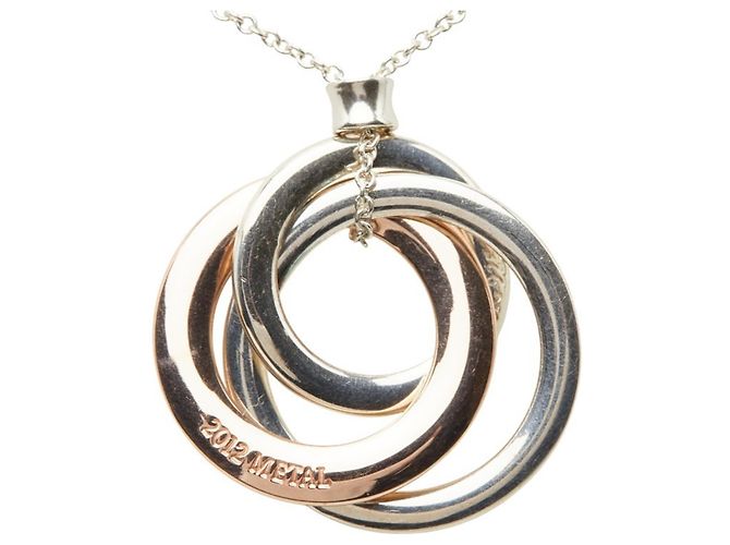 Collana Tiffany & Co. 1837 Interlocking Circle Argento - vista 2