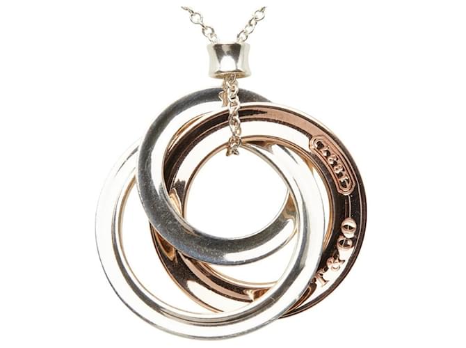 Collana Tiffany & Co. 1837 Interlocking Circle Argento - vista 3