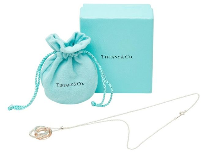 Collana Tiffany & Co. 1837 Interlocking Circle Argento - vista 8