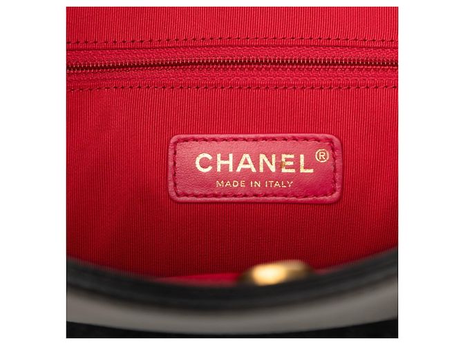 Borsa Tote Chanel Coco Mark Chain Nero - vista 5