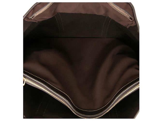Borsa Tote Gucci GG Supreme Marrone Beige - vista 4