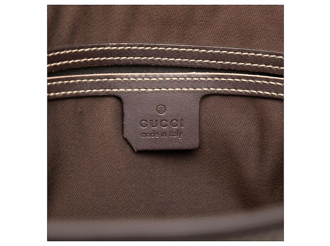 Borsa Tote Gucci GG Supreme Marrone Beige - vista 5