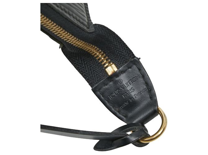 Pochette Accessoires in pelle Epi Louis Vuitton Nero - vista 9