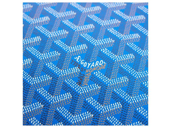 Goyard Pochette Saint Louis PM Bianco Blu Blu chiaro - vista 8