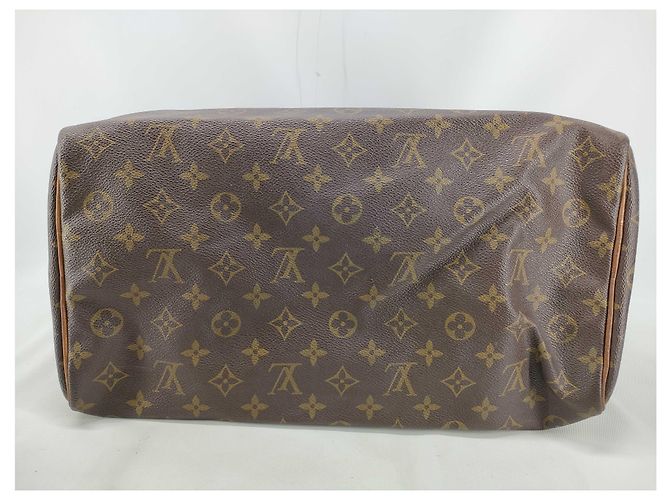 Borsa Louis Vuitton Speedy Monogram Canvas 35 Marrone - vista 3