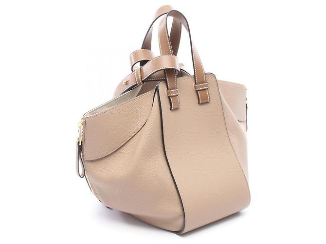 Borsa a mano Loewe Hammock Small 2-Way in pelle Beige - vista 2