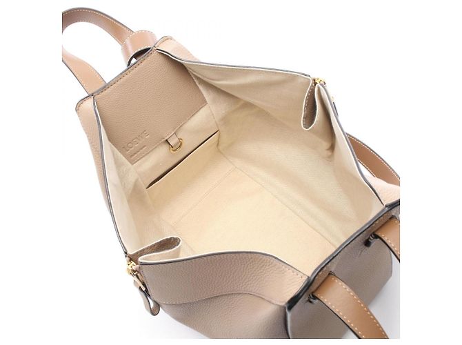 Borsa a mano Loewe Hammock Small 2-Way in pelle Beige - vista 3
