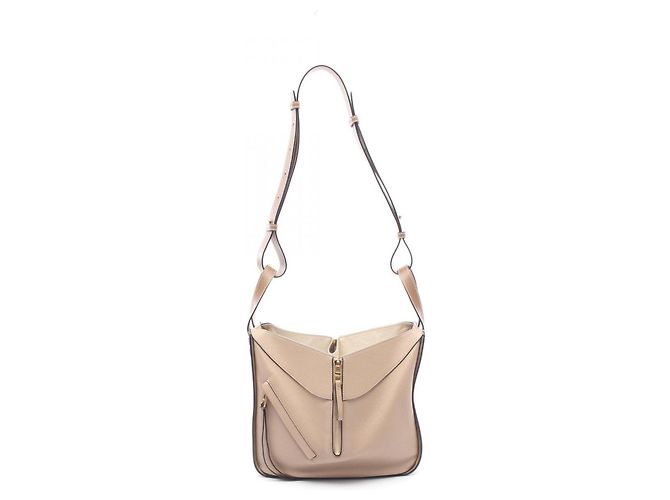 Borsa a mano Loewe Hammock Small 2-Way in pelle Beige - vista 5
