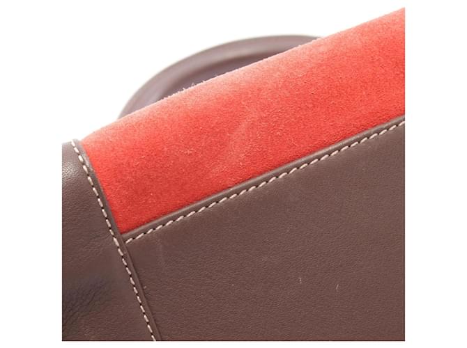 Loewe Amazona 32 Handtasche Braun Rot - Ansicht 10